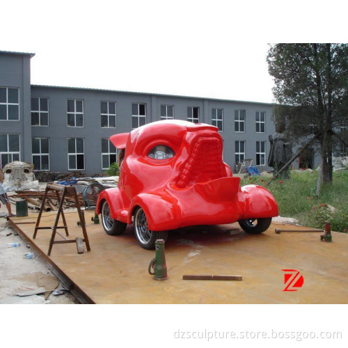 Modern resin model car